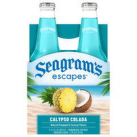 Seagram's Escapes Malt Beverage, Premium, Calypso Colada, 4 Each