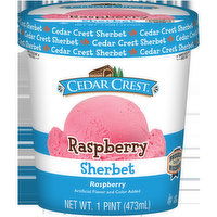 Cedar Crest Raspberry Sherbet, 1 Pint