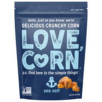 Love Corn Corn, Sea Salt, Crunchy, 4 Ounce