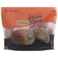 Rhodes Bake-N-Serv White Rolls, Soft, 12 Each