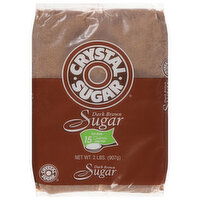 Crystal Sugar Sugar, Dark Brown, 2 Pound