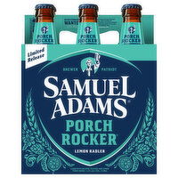 Samuel Adams Porch Rocker Lemon Radler Beer, 6 Each