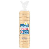 Baking Master English Muffins, White, 26 Ounce