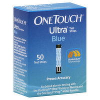 OneTouch Ultra Test Strips, Blue, 50 Each