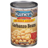 Kuner's Garbanzo Beans, No Salt Added, 15.5 Ounce