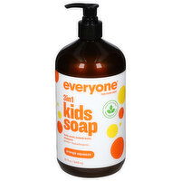 Everyone Kids Soap, 3 in 1, Orange Squeeze, 32 Fluid ounce