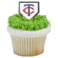 Cub MLB® Home Plate Team logo Minnesota Twins™ Cupcakes, 1 Each