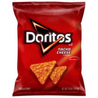 Doritos Tortilla Chips, Nacho Cheese Flavored, 2.625 Ounce