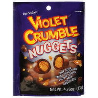 Violet Crumble Nuggets Candy, Honeycomb, Bite-Sized, 4.76 Ounce