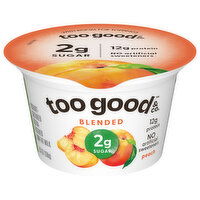 Too Good & Co. Blended Peach Yogurt, 5.3 Ounce