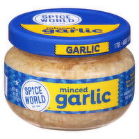 Spice World Garlic, Minced, 4.5 Ounce