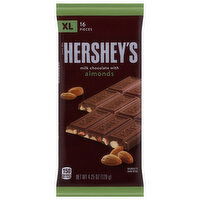 Hershey's XL Milk Chocolate with Almonds, 4.25 Ounce