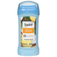 Suave Invisible Solid Tropical Paradise Antiperspirant Deodorant, 2.6 Fluid ounce