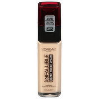 L'Oreal Infallible Foundation, Porcelain 405, Broad Spectrum SPF 25, 1 Fluid ounce