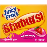 Juicy Fruit JUICY FRUIT Starburst Strawberry Chewing Gum, 15 Ounce