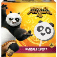 Kung Fu Panda Frozen Bars, Black Cherry, 6 Each