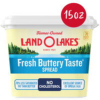 Land O Lakes Fresh Buttery Taste Fresh Buttery Taste Spread, Made with Vegetable Oil, 15 Ounce