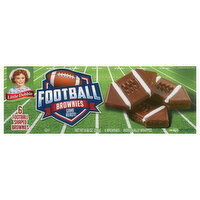 Little Debbie Brownies, Football Shaped, 6 Each