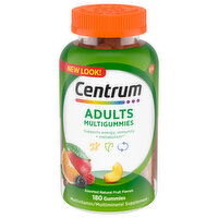 Centrum Multivitamin/Multimineral Supplement, Assorted Natural Fruit Flavors, Adults, 180 Each