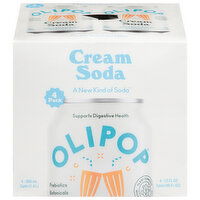 Olipop Cream Soda, 4 Each