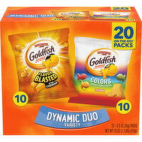 Pepperidge Farm® Goldfish® Colors Cheddar and Flavor Blasted Xtra Cheddar Crackers, 18 Ounce