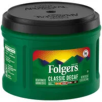 Folgers Coffee, Decaf Classic Roast, 19.2 Ounce