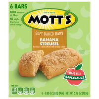 Mott's Banana Streusel Soft Baked Bars, 6 Each