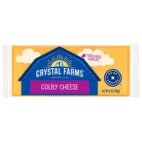 Crystal Farms Cheese, Colby, 8 Ounce