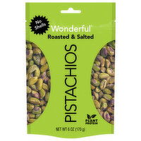 Wonderful Roasted and Salted Pistachios, 6 Ounce