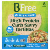 BFree Tortillas, Gluten Free, High Protein, Carb Savvy, 5 Each