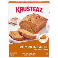 Krusteaz Quick Bread Mix, Pumpkin Spice, 15 Ounce