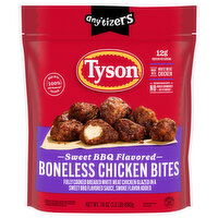 Tyson Any'tizers Tyson Any'tizers Frozen Sweet BBQ Flavored Boneless Chicken Bites, 1.5 lb Bag, 24 Ounce