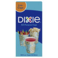 Dixie Cups, All-Purpose, 5 Oz., 100 Each