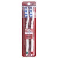 Equaline Toothbrushes, Gem Grip, Full, Soft, Value Pack, 2 Each