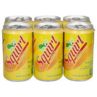 Squirt Soda, Caffeine Free, Grapefruit, 6 Each