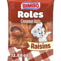 Bimbo Cinnamon Rolls with Raisins, 6 count, 12.88 oz, 6 Each