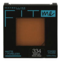 Fit me! Pressed Powder, Matte + Poreless, Warm Sun 334, 0.29 Ounce