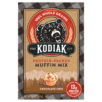 Kodiak Muffin Mix, Protein-Packed, Chocolate Chip, 14 Ounce