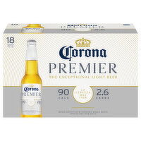 Corona Light Premium Beer, 18 Each