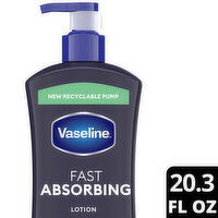 Vaseline Fast Absorbing 3-in-1 Face Hands & Body Lotion For Men, 20.3 Ounce