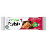 Orgain Protein Peanut Butter Chocolate Chunk Snack Bar, 1.41 Ounce