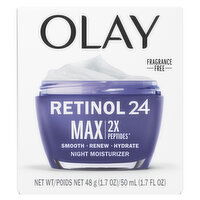 Olay Regenerist Olay Retinol 24 MAX Face Moisturizer, 1.7 oz, 1.7 Ounce