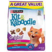 Kit & Kaboodle Cat Food, Original, Poultry/Liver/Ocean Fish, 13 Pound