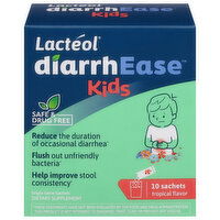 Lacteol Diarrhease, Kids, Tropical Flavor, 10 Each