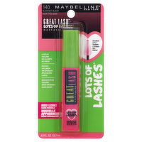 maybelline Great Lash Mascara, Blackest Black 140, 0.43 Ounce