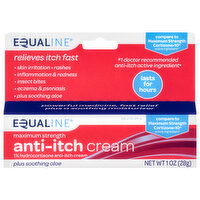 Equaline Maximum Strength Plus Soothing Aloe Anti-Itch Cream, 1 Ounce