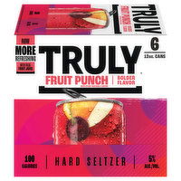 Truly Hard Seltzer, Fruit Punch, 6 Each