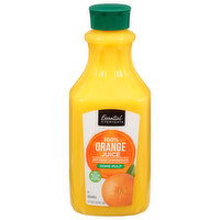 Essential Everyday 100% Orange Juice, Some Pulp, 52 Fluid ounce