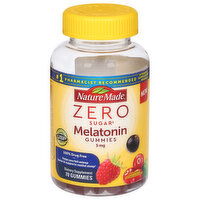 Nature Made Melatonin, Zero Sugar, Mixed Berry, 5 mg, Gummies, 70 Each