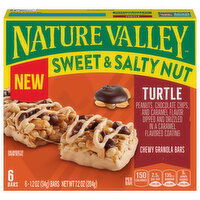 Nature Valley Sweet & Salty Nut Granola Bars, Chewy, Turtle, 6 Each